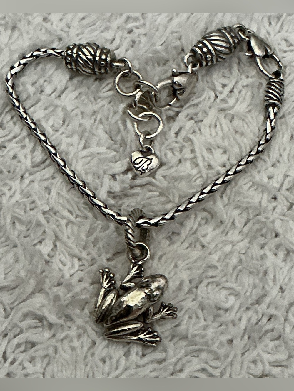 Brighton Barrel Bracelet with Frog Charm